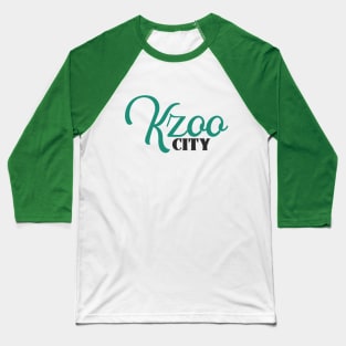 Kzoo City Michigan Vintage Design Baseball T-Shirt